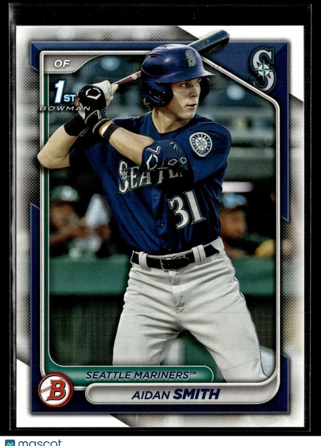 2024 BOWMAN 1ST PROSPECT BP-45 Aidan Smith Seattle Mariners