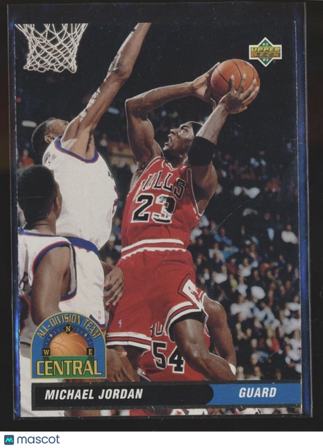 1992-93 UPPER DECK ALL DIVISION TEAM MICHAEL JORDAN BULLS