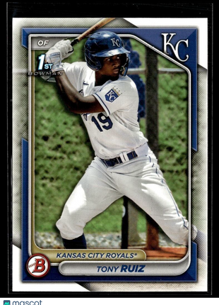 2024 BOWMAN 1ST PROSPECT BP-80 Tony Ruiz Kansas City Royals