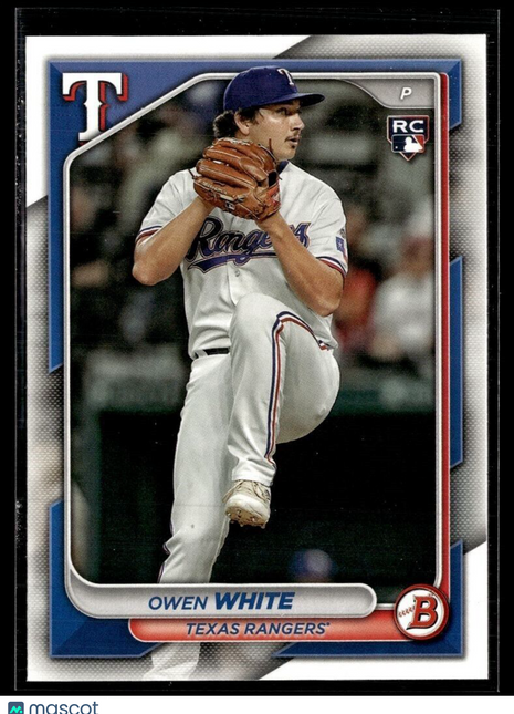 2024 BOWMAN 57 Owen White Texas Rangers RC