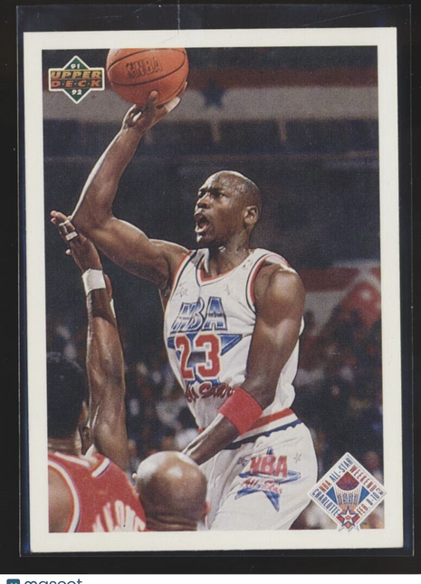 1991-92 UPPER DECK ALL STAR WEEKEND CHECKLIST MICHAEL JORDAN BULLS
