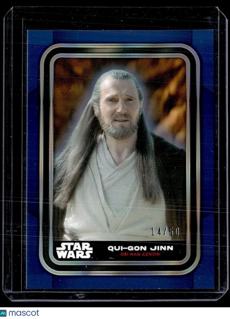 2023 STAR WARS TOPPS BLUE /50 QUI-GON JINN