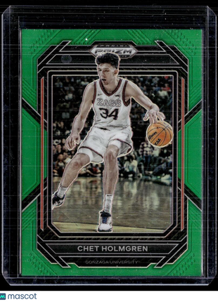 2023-24 PRIZM DRAFT GREEN CHET HOLMGREN GONZAGA