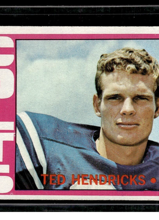 1972 TOPPS TED HENDRICKS COLTS