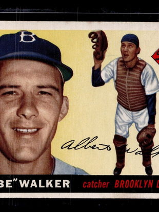 1955 TOPPS #108 RUBE WALKER DODGERS