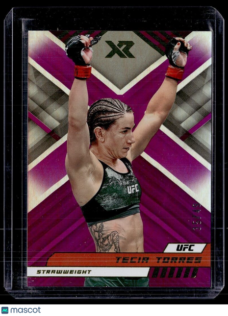 2023 CHRONICLES UFC PURPLE /49 XR TECIA TORRES