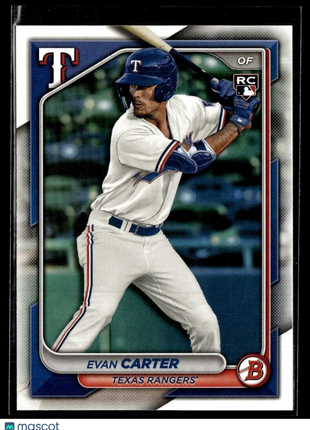 2024 BOWMAN 46 Evan Carter Texas Rangers RC