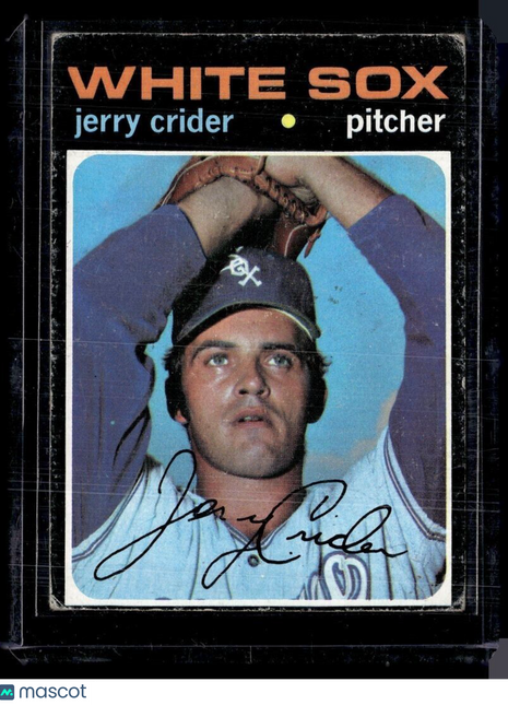 1971 TOPPS #113 JERRY CRIDER WHITE SOX