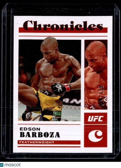 2023 CHRONICLES UFC RED /199 EDSON BARBOZA