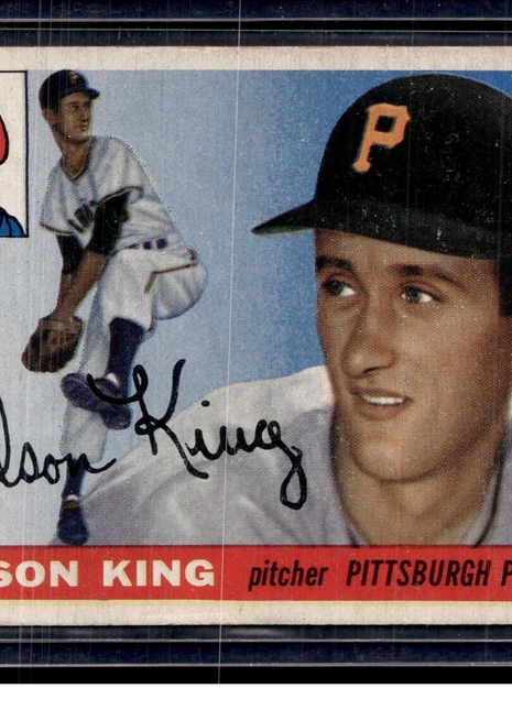 1955 TOPPS #112 SECOND NELSON KING PIRATES