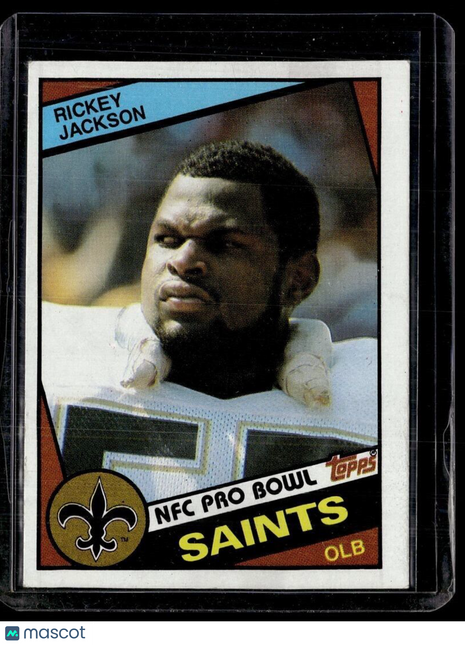 1984 TOPPS NFC PRO BOWL RICKEY JACKSON SAINTS