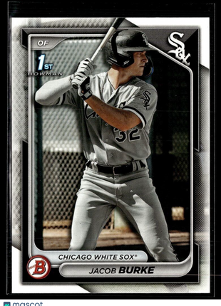 2024 BOWMAN 1ST PROSPECT BP-116 Jacob Burke Chicago White Sox
