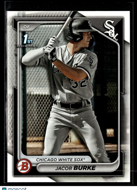 2024 BOWMAN 1ST PROSPECT BP-116 Jacob Burke Chicago White Sox