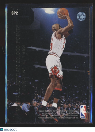 1992-93 UPPER DECK 20,000 POINTS MICHAEL JORDAN