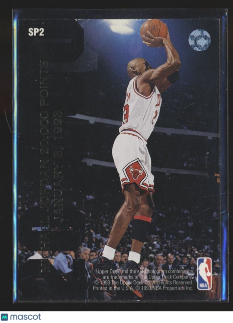 1992-93 UPPER DECK 20,000 POINTS MICHAEL JORDAN