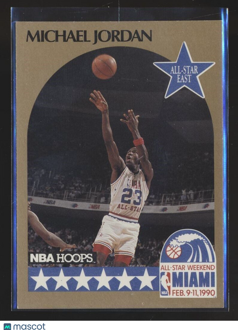 1990-91 NBA HOOPS ALL STAR GAME MICHAEL JORDAN BULLS