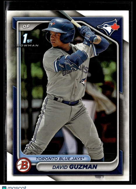 2024 BOWMAN 1ST PROSPECT BP-114 David Guzman Toronto Blue Jays