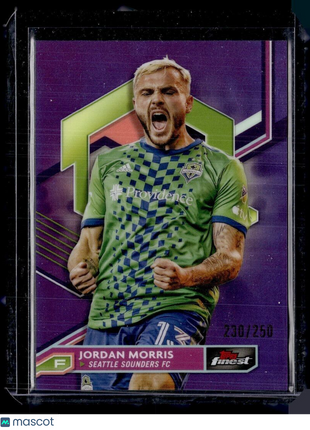 2023 FINEST MLS PURPLE /250 JORDAN MORRIS SOUNDERS