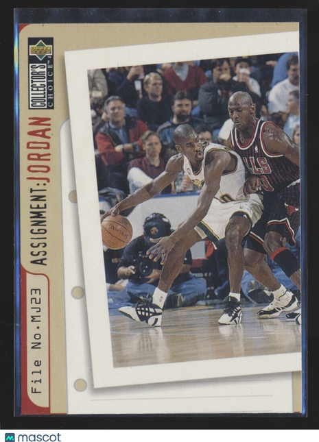 1996-97 UD COLLECTORS CHOICE ASSIGNMENT JORDAN #366 GARY PAYTON MICHAEL JORDAN