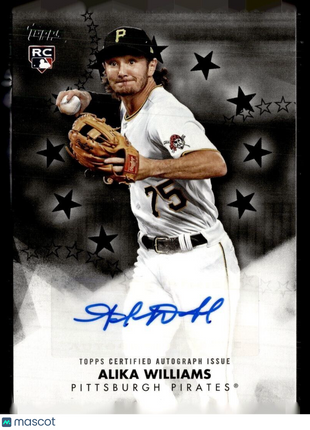 2023 TOPPS BLACK BASEBALL STARS /199 AUTO ALIKA WILLIAMS PIRATES