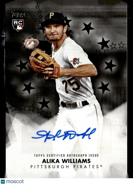 2023 TOPPS BLACK BASEBALL STARS /199 AUTO ALIKA WILLIAMS PIRATES