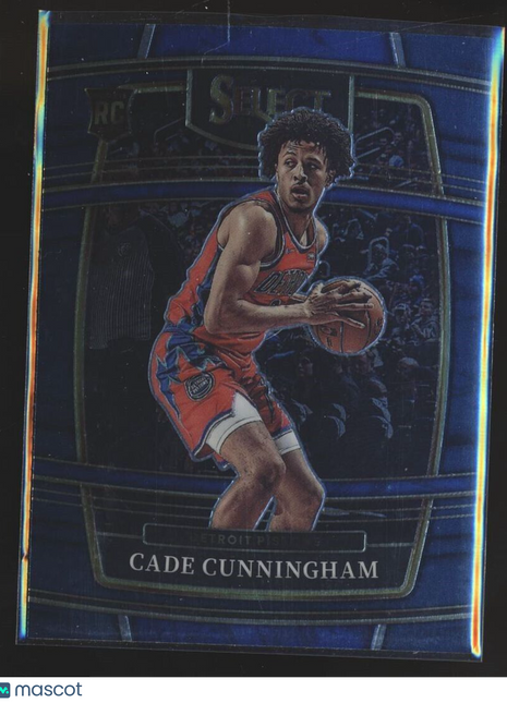 2021-22 SELECT BLUE RETAIL CONCOURSE ROOKIE CADE CUNNINGHAM PISTONS