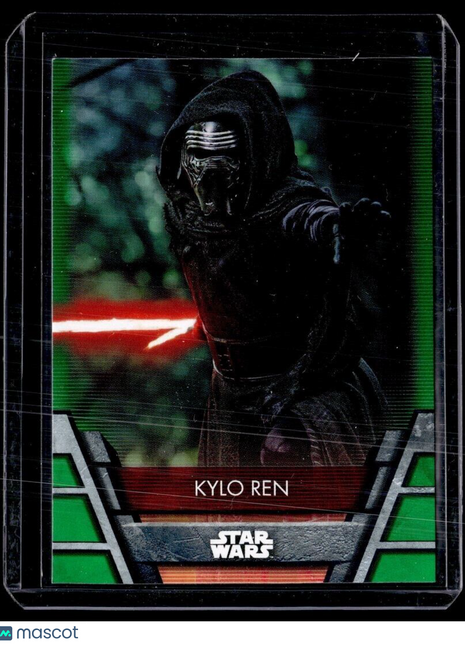 2020 STAR WARS TOPPS HOLOCRON GREEN KYLE REN