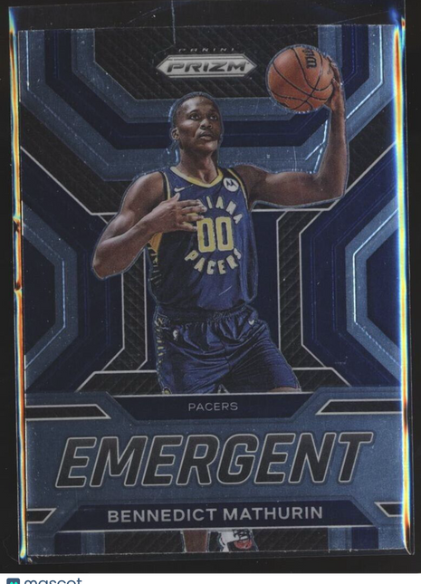 2022-23 PRIZM EMERGENT BENNEDICT MATHURIN PACERS