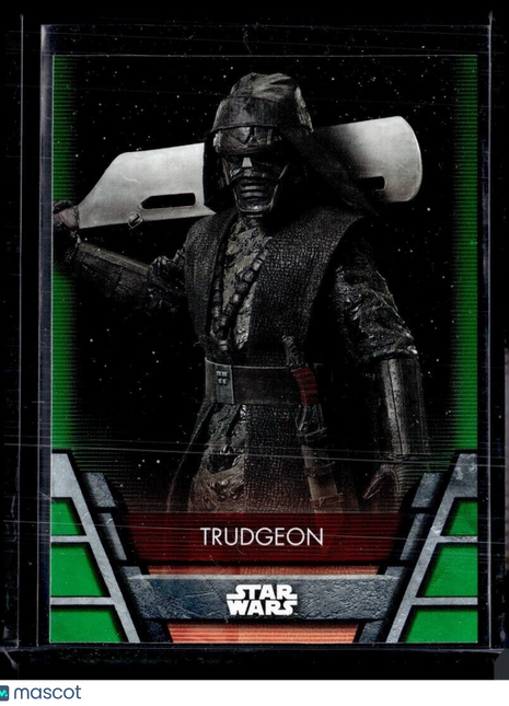 2020 STAR WARS TOPPS HOLOCRON GREEN TRUDGEON