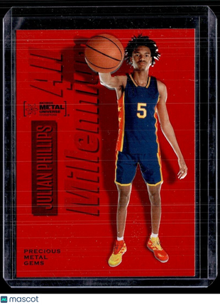 2023 METAL UNIVERSE RED PRECIOUS METAL GEMS PMG /100 JULIAN PHILLIPS