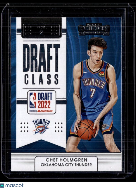 2022-23 CONTENDERS DRAFT CLASS CHET HOLMGREN THUNDER