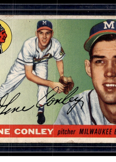 1955 TOPPS #81 SECOND GENE CONLEY BRAVES