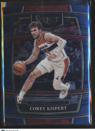 2021-22 SELECT BLUE RETAIL CONCOURSE ROOKIE COREY KISPERT WIZARDS