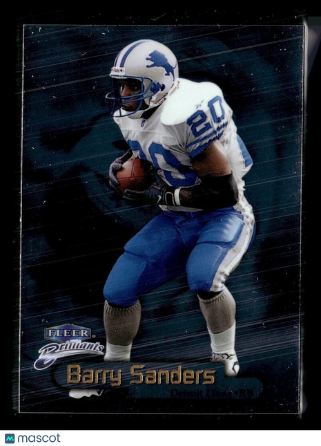 1998 FLEER BRILLIANTS BARRY SANDERS LIONS
