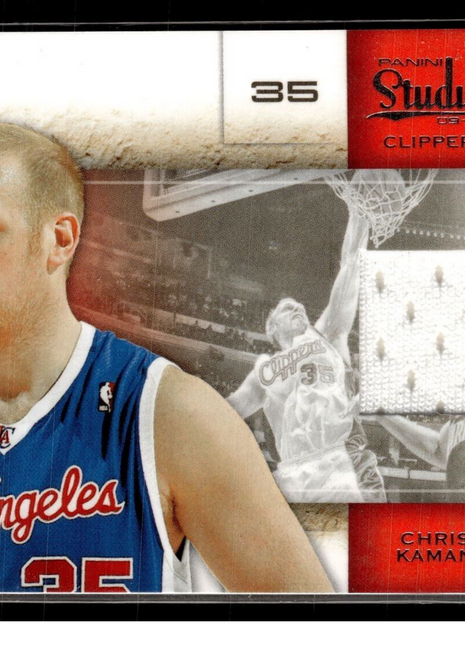 2009-10 STUDIO VET /149 JERSEY RELIC CHRIS KAMAN CLIPPERS