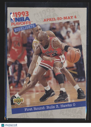 1993-94 UPPER DECK PLAYOFF HIGHLIGHTS #180 MICHAEL JORDAN BULLS