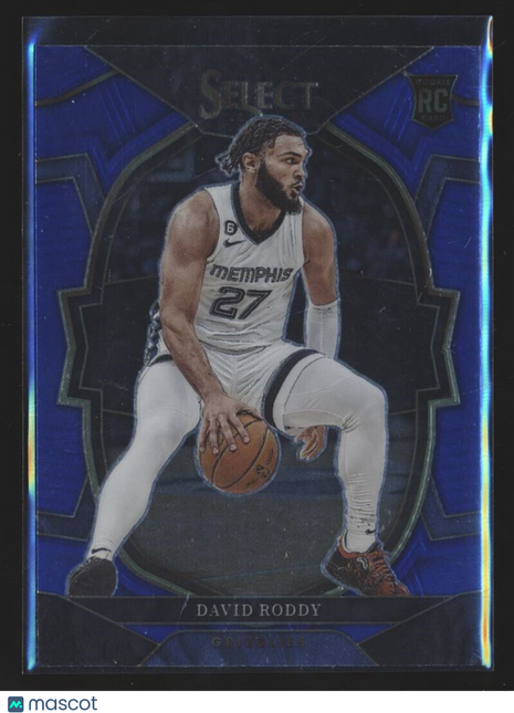 2022-23 SELECT BLUE RETAIL CONCOURSE ROOKIE DAVID RODDY GRIZZLIES