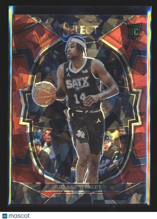 2022-23 SELECT RED ICE CONCOURSE ROOKIE BLAKE WESLEY SPURS