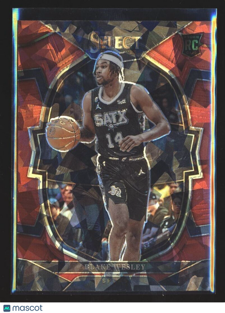 2022-23 SELECT RED ICE CONCOURSE ROOKIE BLAKE WESLEY SPURS