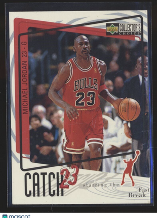 1997-98 UD COLLECTORS CHOICE CATCH 23 #186 MICHAEL JORDAN BULLS