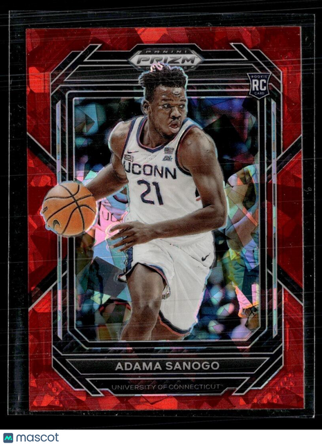 2023-24 PRIZM DRAFT RED ICE ROOKIE ADAMA SANOGO UCONN