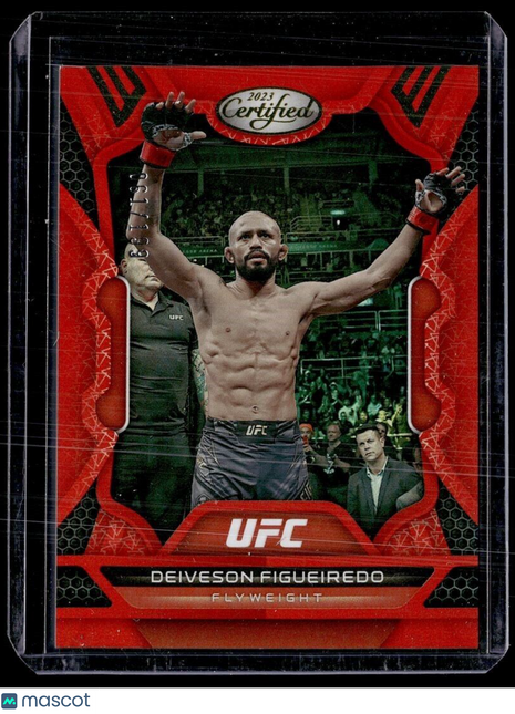 2023 CHRONICLES UFC RED /199 CERTIFIED DEIVESON FIGUEIREDO