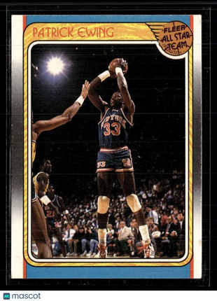 1988-89 FLEER ALL STAR TEAM PATRICK EWING KNICKS