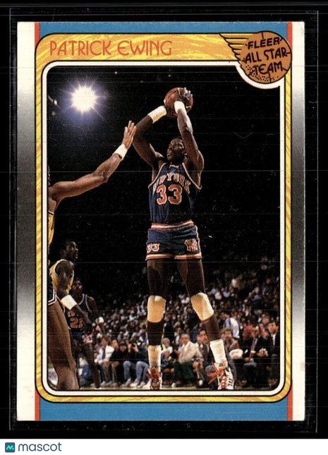 1988-89 FLEER ALL STAR TEAM PATRICK EWING KNICKS