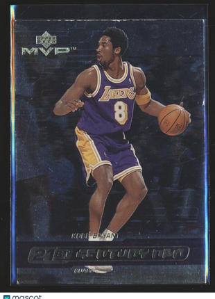 1999-00 UPPER DECK MVP 21ST CENTURY NBA KOBE BRYANT LAKERS