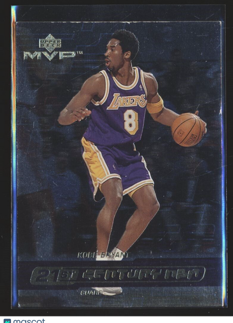 1999-00 UPPER DECK MVP 21ST CENTURY NBA KOBE BRYANT LAKERS