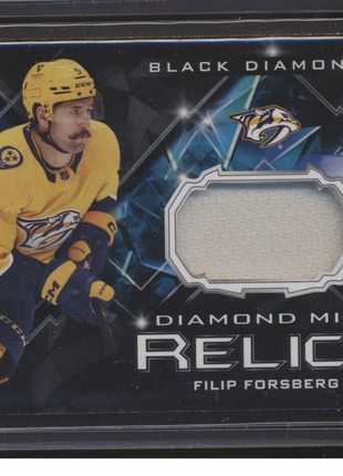 2023-24 UD BLACK DIAMOND MINE JERSEY RELIC FILIP FORSBERG PREDATORS