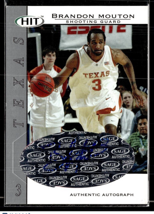 2003-04 HIT AUTO BRANDON MOUTON TEXAS
