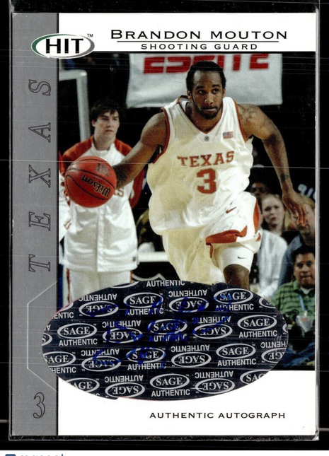 2003-04 HIT AUTO BRANDON MOUTON TEXAS