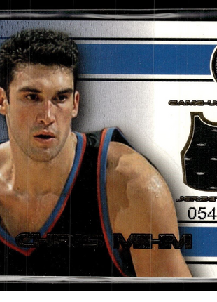 2002-03 PRESS PASS GOLD /300 JERSEY RELIC CHRIS MIHM